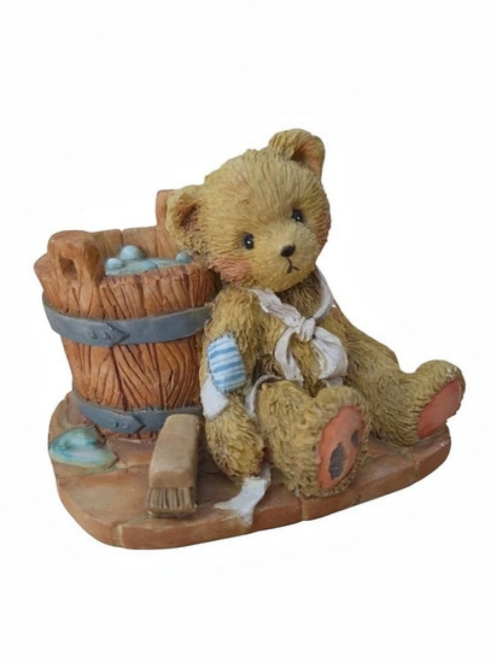 Cherished Teddies Joshua "Love Repairs All" Bear Figurine with Box
